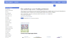 Desktop Screenshot of hobby-koopjes.nl